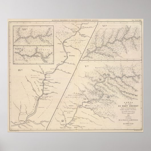 Poster Carte, pendant le Top Uruguay (Devant)