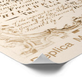 Poster Carte Philadelphie 1762, réplique (Coin)