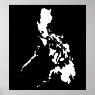 Poster Carte philippine