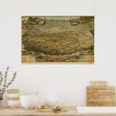 Poster Carte Phoenix (Cuisine)
