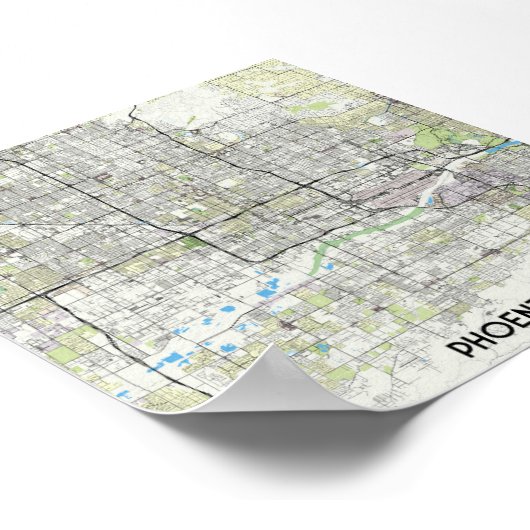 Poster Carte Phoenix (Coin)