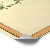 Poster Carte plate Îles britanniques (Coin)