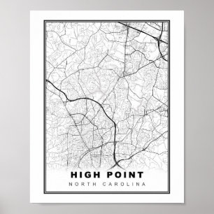 Poster Carte point élevé