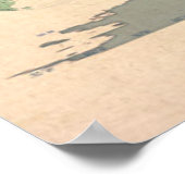 Poster Carte politique de la carte du monde (Coin)