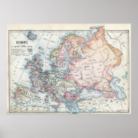 Carte politique de l'Europe (1916)