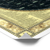 Poster Carte politique du monde - Décor impérial (Coin)