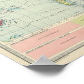 Poster Carte politique mondiale (Coin)