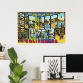 Poster Carte postale Big Bear Lake California CA (Bureau à domicile)