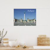 Poster Carte postale Budapest (Cuisine)