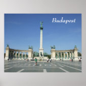Poster Carte postale Budapest (Devant)
