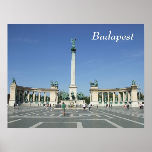 Poster Carte postale Budapest (Devant)