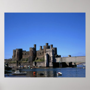 Poster Carte postale Conwy Castle North Wales
