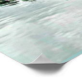 Poster Carte postale de la marina de Nassau Bahamas (Coin)