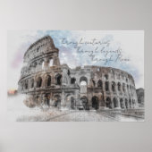 Poster Carte postale de Rome - À travers les siècles, à t (Devant)