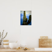 Poster Carte postale de Saguaro Cactus High (Cuisine)
