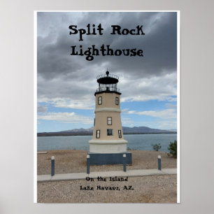 Poster Carte postale des phares du lac Havasu