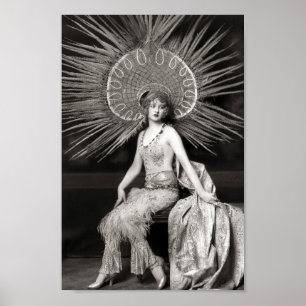 Poster Carte postale française du début des années 1900