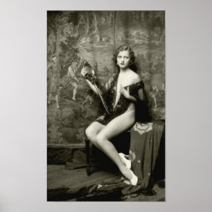 Poster Carte postale française du début des années 1900