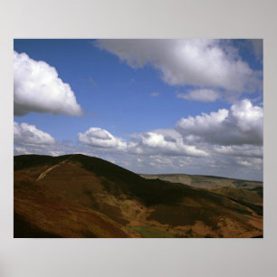 Poster Carte postale Moel y Gamelin Llangollen Wales