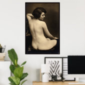 Poster Carte postale Paris (Bureau à domicile)