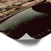 Poster Carte postale représentant le Kremlin, Moscou (Coin)