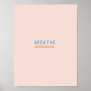 Poster Carte postale simple et moderne