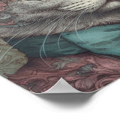 Poster Carte postale Steampunk Kitty (Coin)