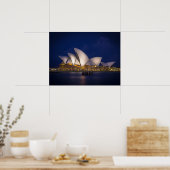 Poster Carte postale Sydney Australia Opera House Holiday (Cuisine)