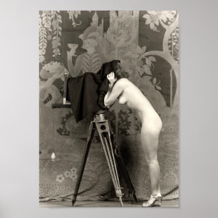 Poster Carte postale tôt de Français des années 1900