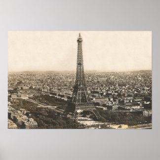 Poster Carte postale Tour Eiffel 1956~Paris
