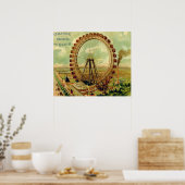 Poster Carte postale vintage parisienne (Cuisine)