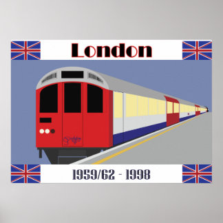 Poster Carte postale vintage Retro Londres