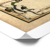 Poster Carte précoce Californie & Mexique 1712 (Coin)