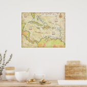 Poster Carte principale espagnole (Cuisine)