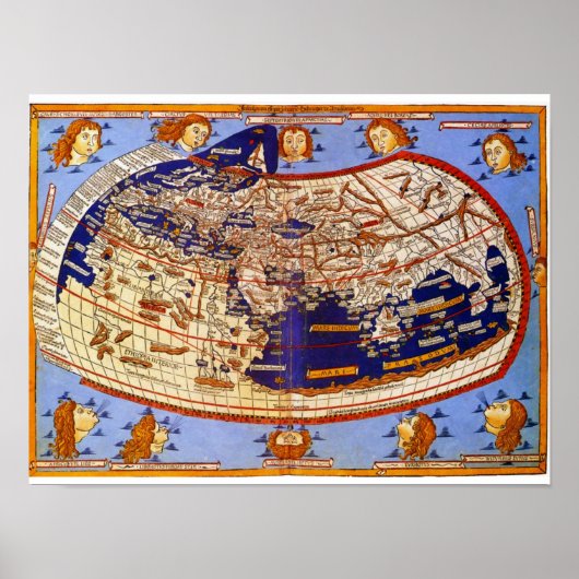 Poster Carte Ptolemy (Devant)