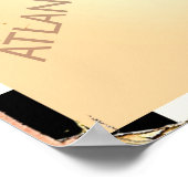 Poster Carte Rétro De L'Europe. (Coin)