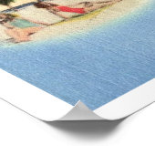 Poster Carte routière Floride 20x28 (Coin)