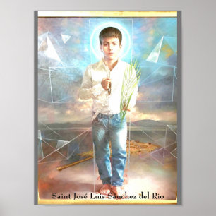Poster Carte Saint José Luis Sánchez del Rio