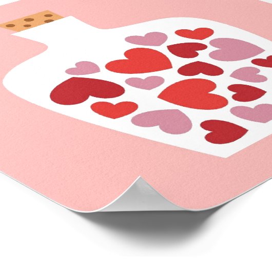 Poster Carte Saint Valentin (Coin)