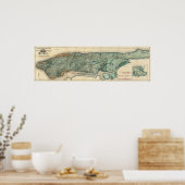 Poster Carte sanitaire et topographique de New York (Cuisine)