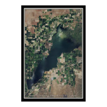 Carte satellite de American Falls Lake Idaho