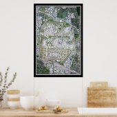 Poster Carte satellite de l'aéroport international de Chi (Cuisine)