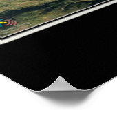 Poster Carte satellite de Park City Utah (Coin)