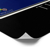 Poster Carte satellite de Salinas Valley California (Coin)