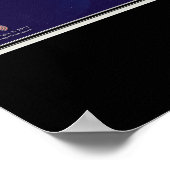 Poster Carte satellite des îles Vierges américaines de Sa (Coin)