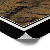 Poster Carte satellite du lac South Holston Tennessee (Coin)