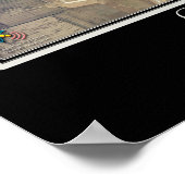 Poster Carte satellite du Missouri du Cap Girardeau (Coin)