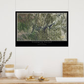 Poster Carte satellite du parc national de Yosemite en Ca (Cuisine)