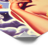 Poster Carte Sci-Fi rétro (Coin)