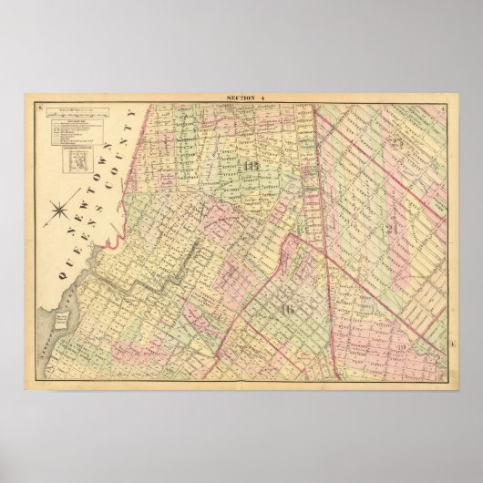 Poster Carte Sec 4 Brooklyn (Devant)